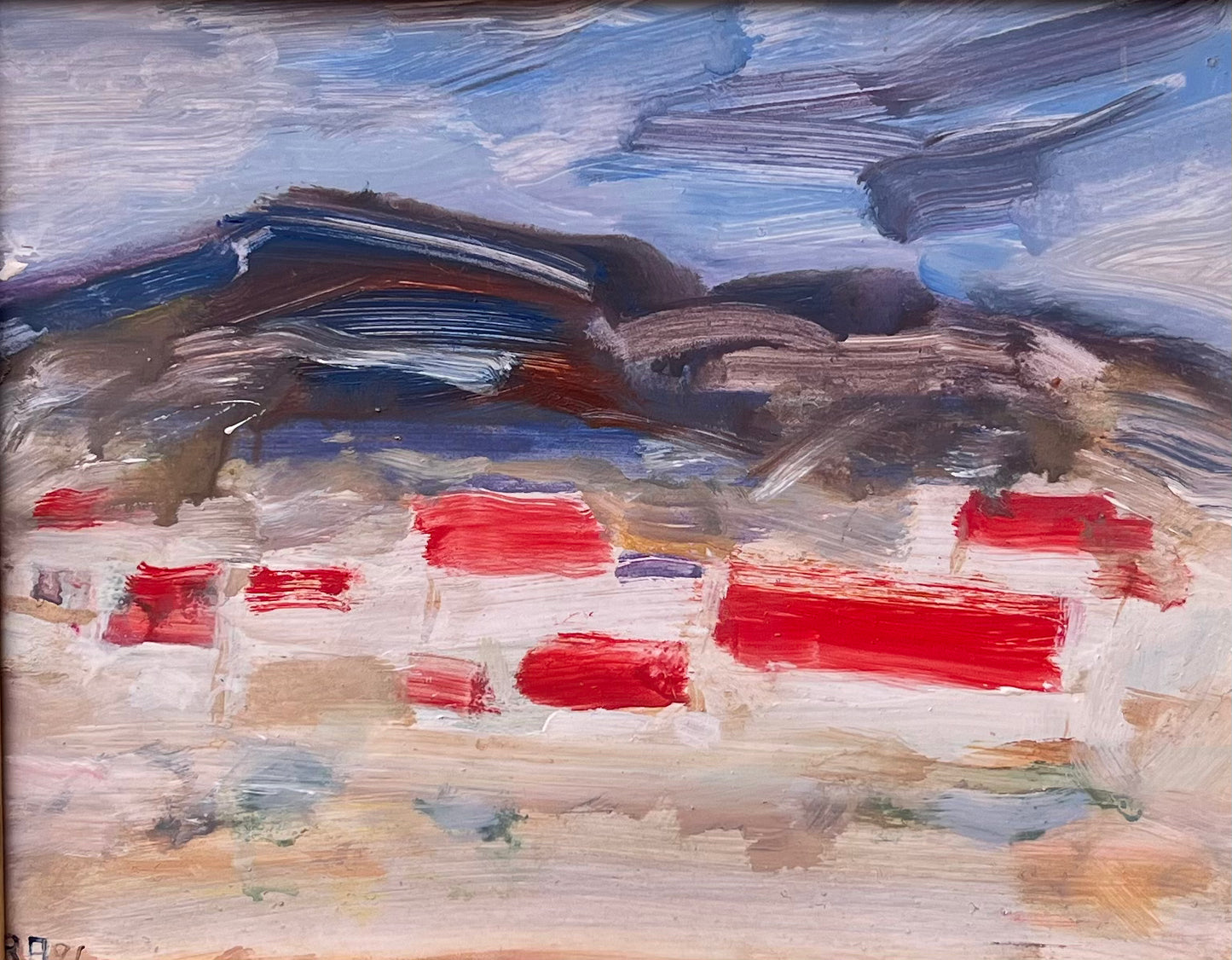 mid century vintage art from retold art. close up.