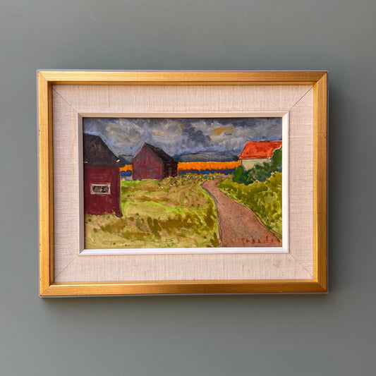 mid century vintage art from retold art. front side.