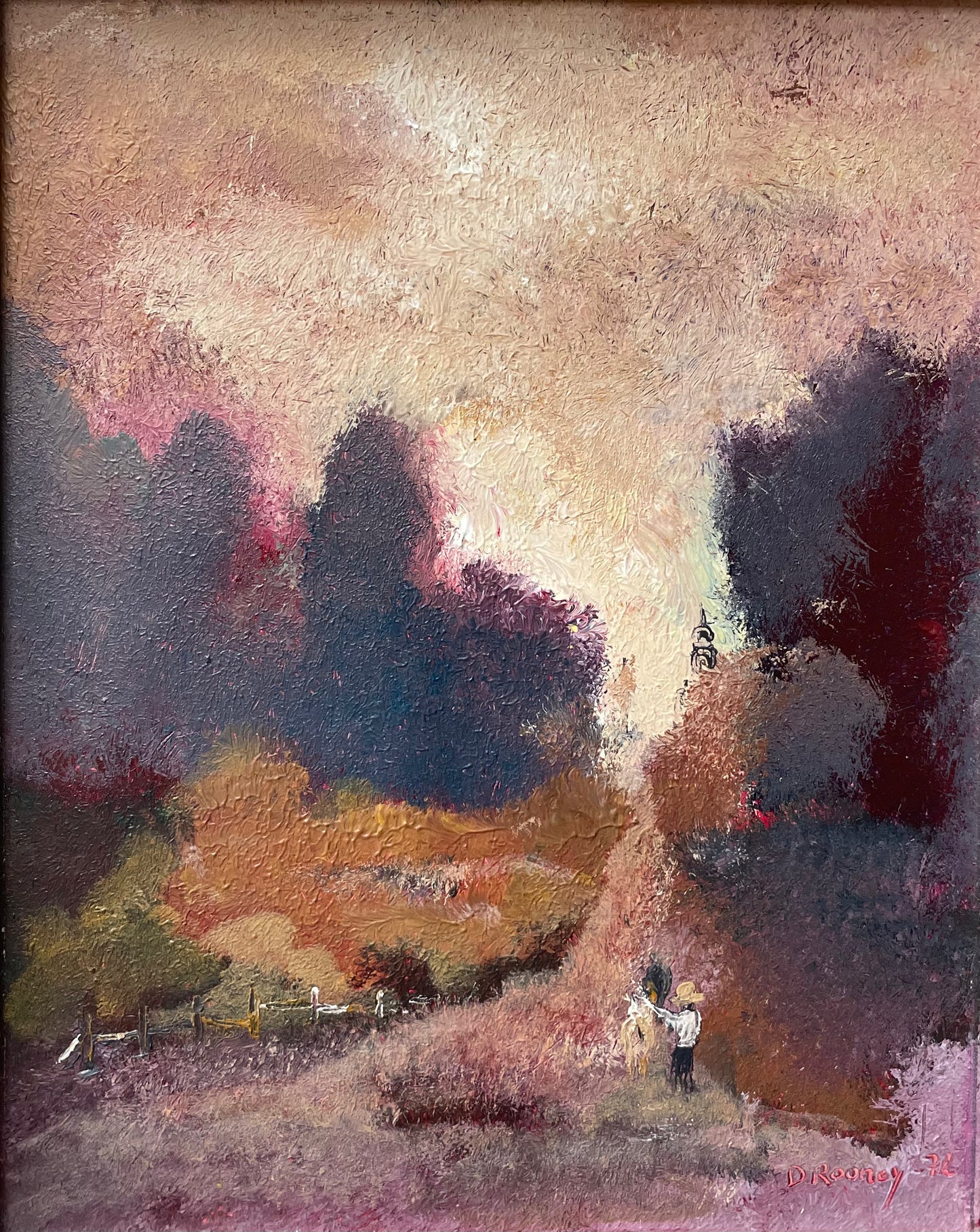 mid century vintage art from retold art. close up.