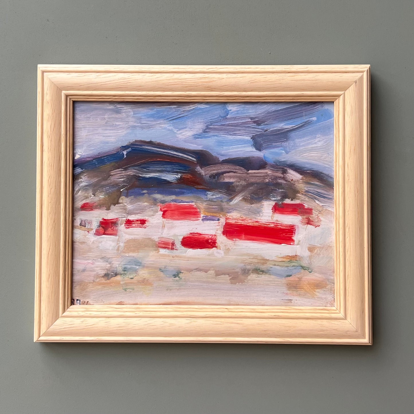 mid century vintage art from retold art. front side.