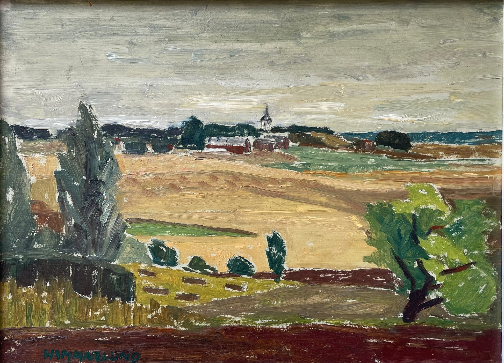 mid century vintage art from retold art. close up.