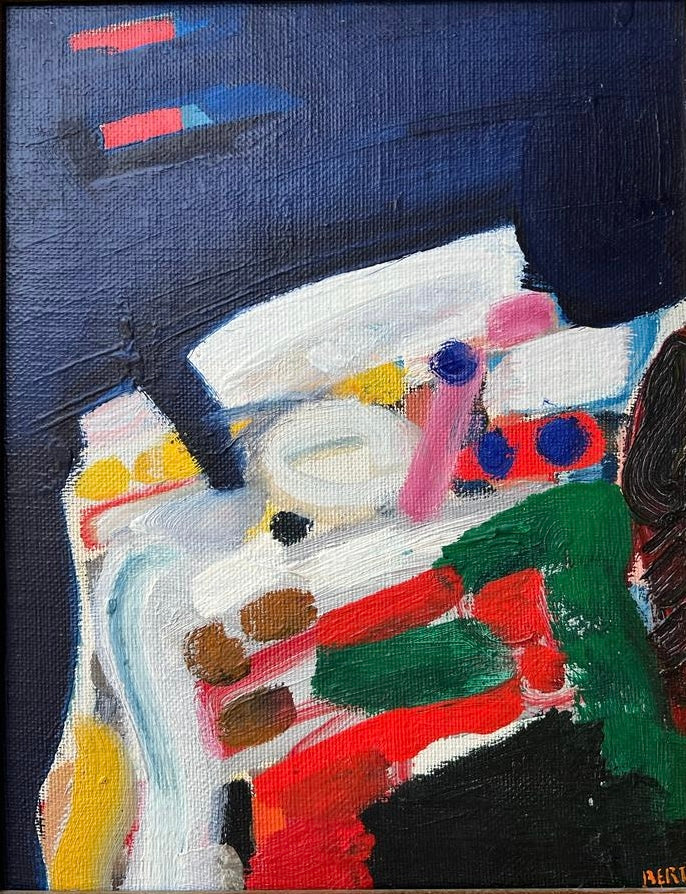 mid century vintage art from retold art. close up.