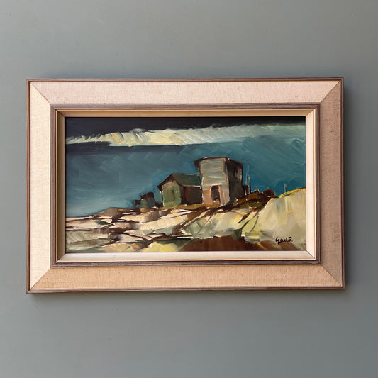 mid century vintage art from retold art. front side.